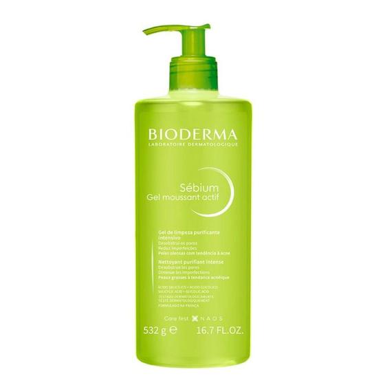 Imagem de Bioderma Sébium Gel Moussant Actif Gel De Limpeza 532G