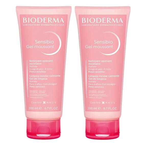 Imagem de Bioderma Sensibio Gel Moussant Kit com 2 unidades de 200ml