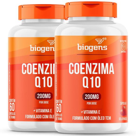 Imagem de Biogens kit 2x coenzima q10 200mg + vitamina e 60 caps