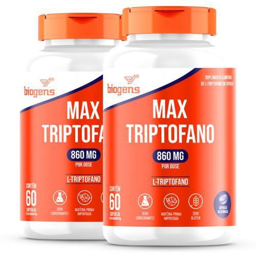 Imagem de Biogens kit 2x max triptofano 860mg 60 caps