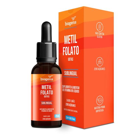 Imagem de Biogens vitamina b9 metil folato metilfolato 20ml