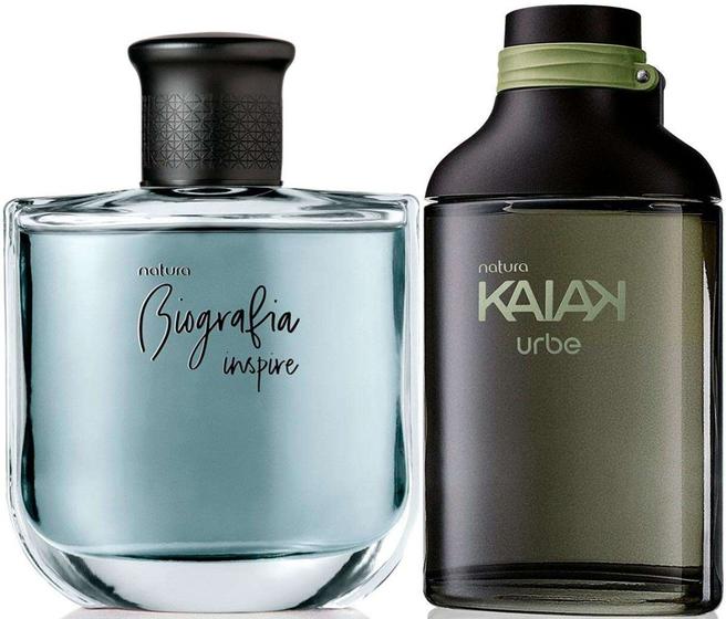 Imagem de Biografia Inspire + Kaiak Urbe Natura Masc 100ml - Kit C/2