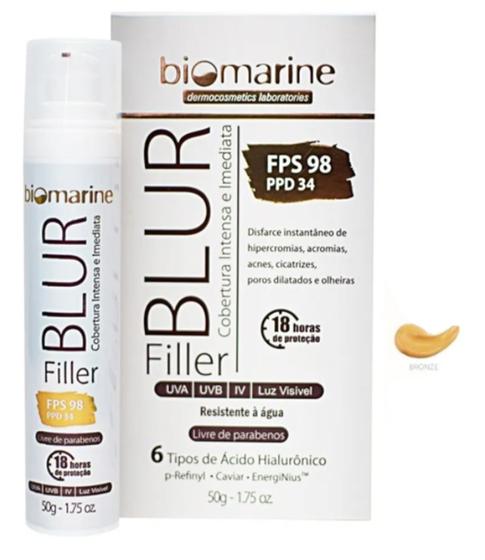 Imagem de Biomarine Blur Filler Fps98 50g 18h Proteção - Bronze