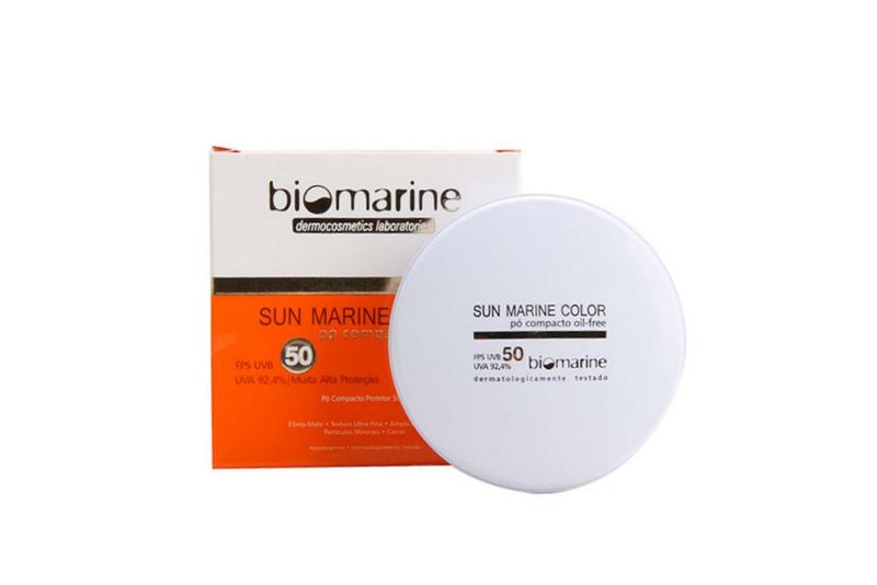 Imagem de Biomarine Sun Marine Color Pó Compacto Fps50 Bronze 12G