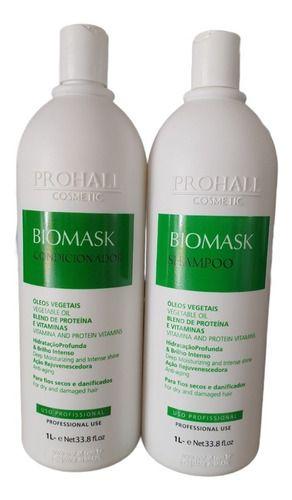 Imagem de Biomask Prohall Shampoo 1l + Condicionador 1l