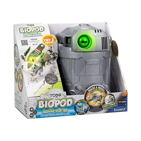 Imagem de Biopod Inmotion Cyberpunk Branco Luz Som Movimento 00917 Fun
