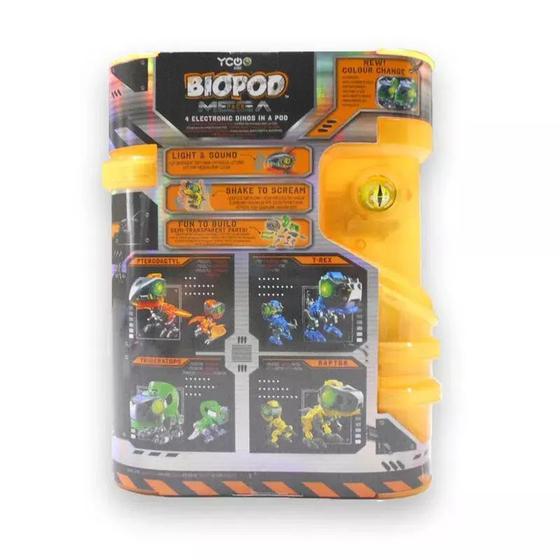 Imagem de Biopod Mega Pack 4 Dinossauros Eletrônicos Edição Batalha F00935 Fun