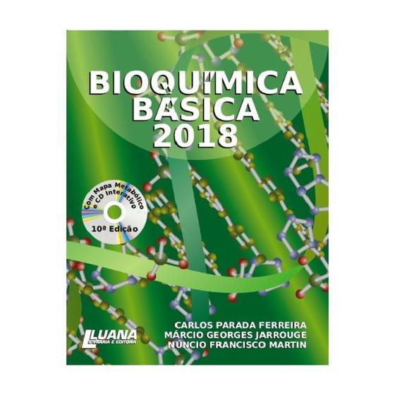 Imagem de Bioquímica Básica 2018 - Com Mapa metabólico e CD Interativo - LUANA EDITORA
