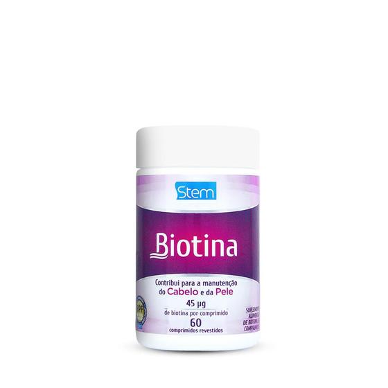 Imagem de Biotina 45µg - 60 comprimidos - Stem