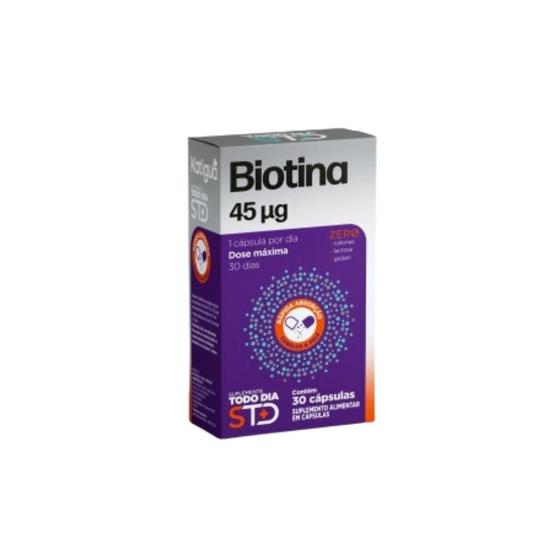 Imagem de Biotina 45Ug Com 30 Capsulas Std