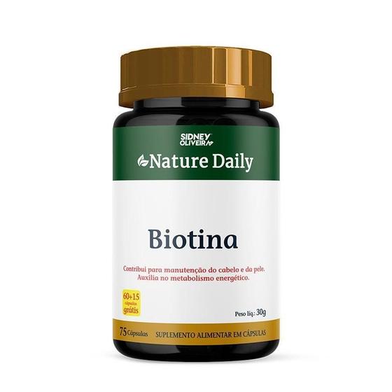 Imagem de Biotina 60 Capsulas Nature Daily