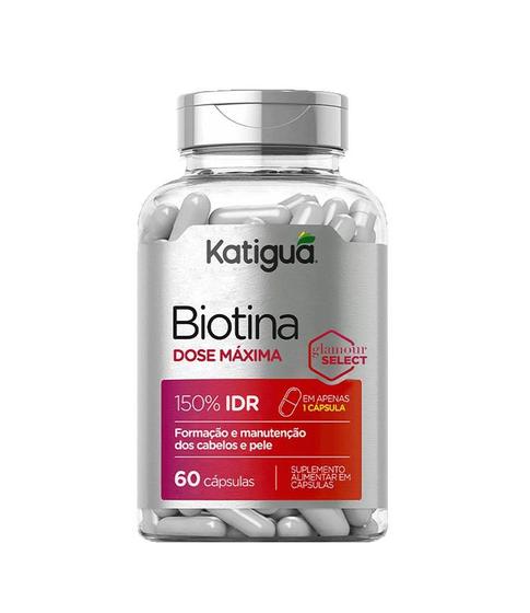 Imagem de Biotina Katiguá Dose Máxima com 60 Cápsulas