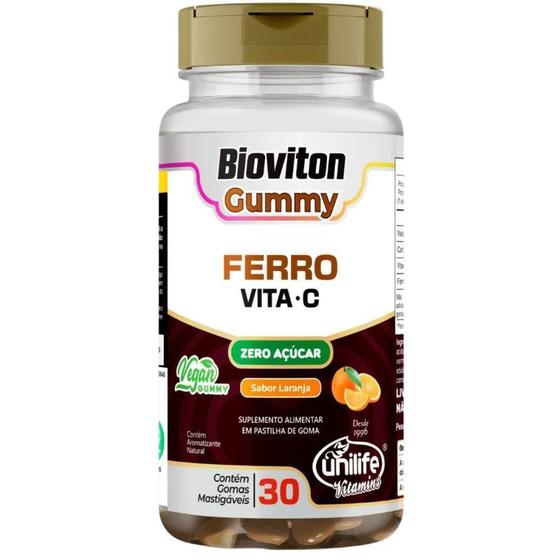 Imagem de Bioviton Gummy Ferro E Vitamina C Unilife 30 Gomas