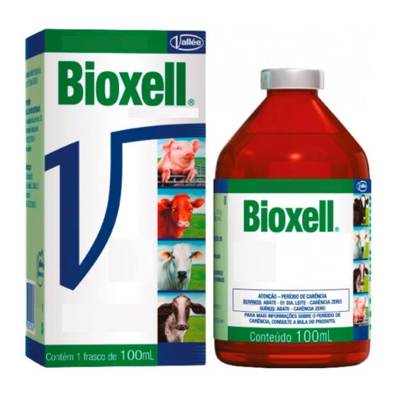 Bioxan Bioxell 100ml - Vallee MSD Original Para Bovinos Suinos - Farmácia Pet ...