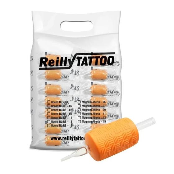 Imagem de Biqueiras Descartáveis Reilly Tattoo Grip 0,30MM - 07RL/RS