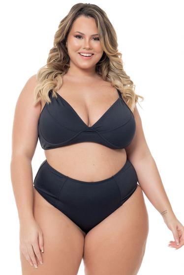 Imagem de Biquíni Bikini Plus Size Calcinha Hot Pant Top Sem Bojo