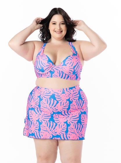 Imagem de Biquíni Com Saia Plus Size Saída De Praia