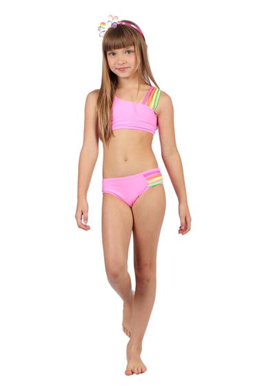 Biquini cropped fitinhas maite siri kids Biquini Infantil Magazine Luiza