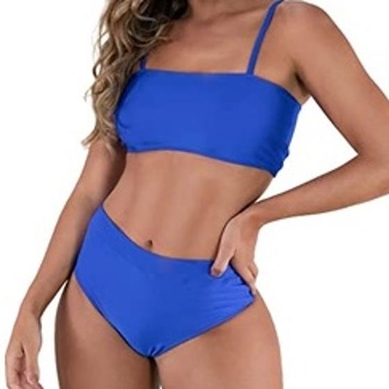 Biquíni Hot Pants Top Faixa Calcinha Grande Moda Feminina Menor preço em Biquíni Hot Pants Top Faixa Calcinha Grande Moda Feminina
