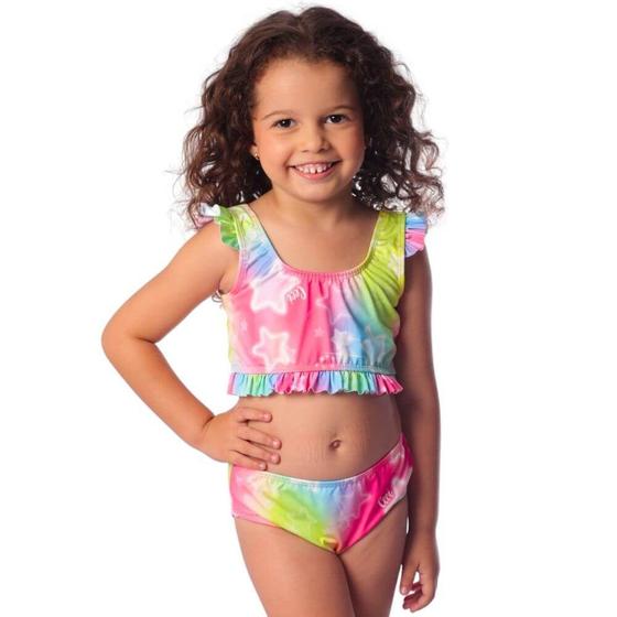 Imagem de Biquíni Infantil Babadinho Color Stars Cecí Moda Praia