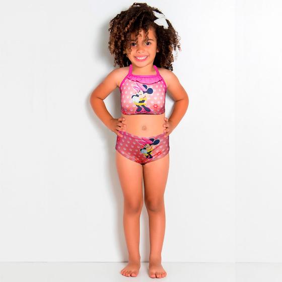 Imagem de Biquini Infantil Personagem Moda Praia Verão Com Proteção Uv