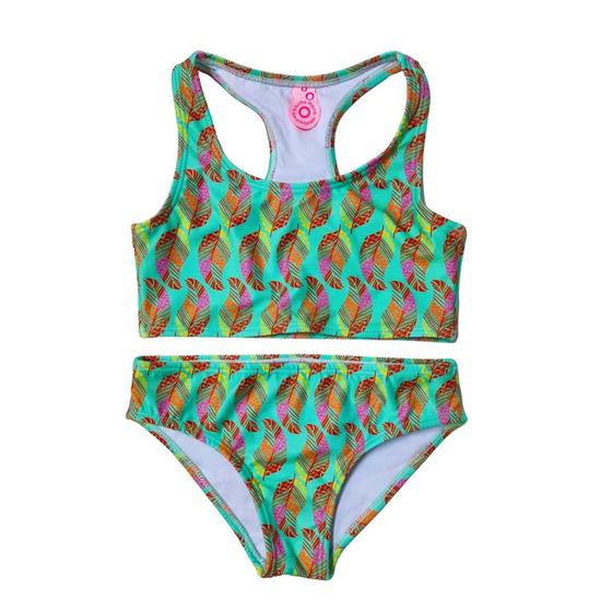 Imagem de Biquíni Top Atlético Lycra Proteção UPF50+ Flor de Lótus