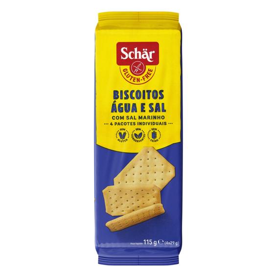 Imagem de Biscoito Água e Sal SCHAR Sem Glúten e Lactose 115g