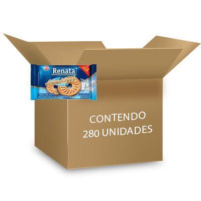 Imagem de Biscoito Amanteigado Leite sachet individual Renata 9g contendo 280 unidades