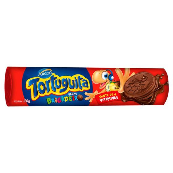 Imagem de Biscoito Arcor Tortuguita Sabor Brigadeiro 120g