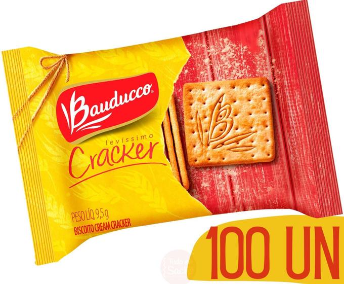 Imagem de Biscoito Bauducco 9,5 G Cream Cracker Levíssimo 100 Unidades