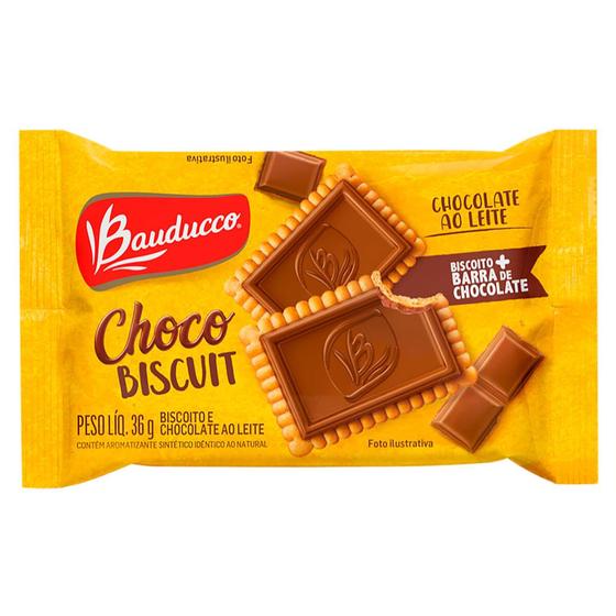 Imagem de Biscoito Bauducco Choco Biscuit Chocolate ao Leite 36g