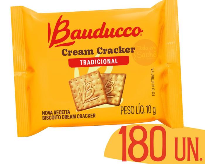 Imagem de Biscoito Bauducco Cream Cracker 10g Levíssimo - 180 UN