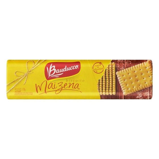 Imagem de Biscoito Bauducco Maizena 170g - Embalagem com 48 Unidades