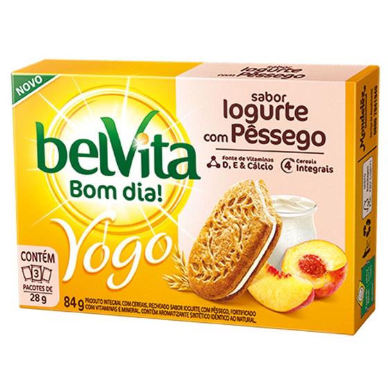Biscoito Belvita Recheado Yogo Pessego 84g - Nabisco - Mondelez ...