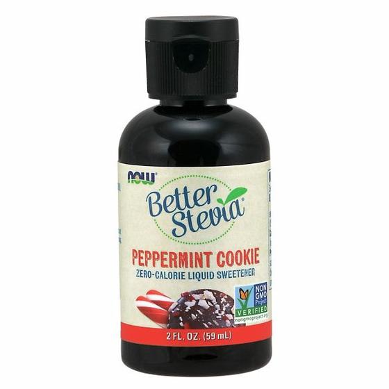 Imagem de Biscoito Better Stevia Chocolate e Hortelã-pimenta 2 Oz da Now Foods (pacote com 4)