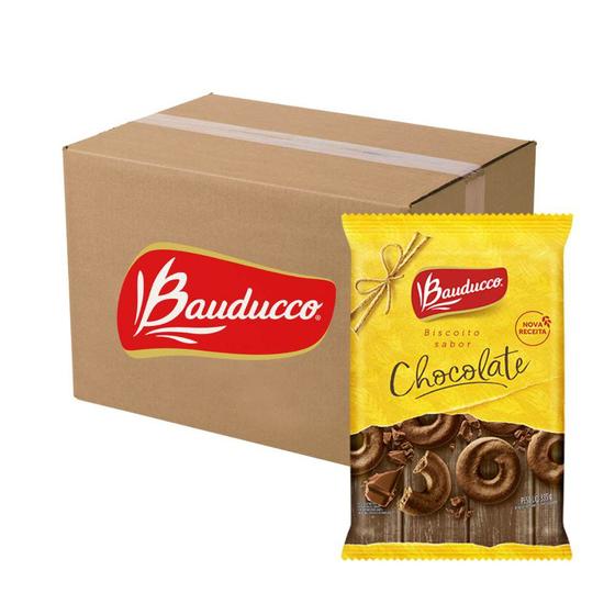Imagem de Biscoito Bolacha Bauducco Chocolate 24 pacotes 335g