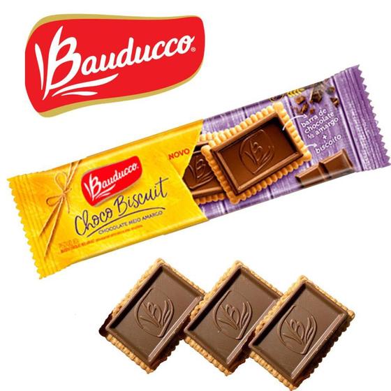 Biscoito Choco Biscuit Chocolate Ao Leite Bauducco 80g - Biscoito ...