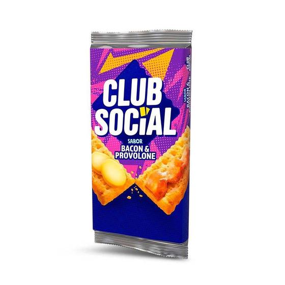 Imagem de Biscoito Club Social Bacon e Provolone Multipack 141g