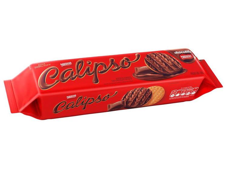 Biscoito Coberto de Chocolate Calipso Nestlé 130g Menor preço em Biscoito Coberto de Chocolate Calipso Nestlé 130g