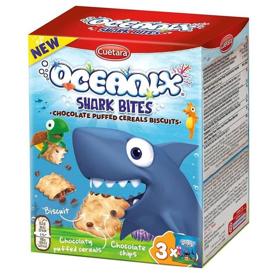 Imagem de Biscoito com Recheio de Gotas de Chocolate Oceanmix Cuétara 150g