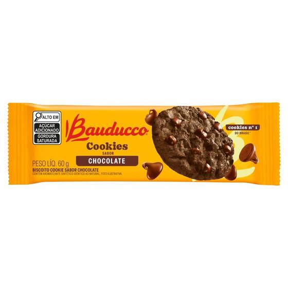 Imagem de Biscoito Cookie Bauducco Chocolate 60g
