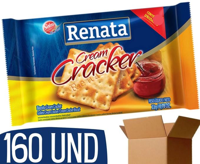 Imagem de Biscoito Cream Cracker Em Sache Individual Renata- 160 Und