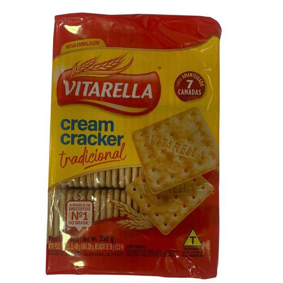Biscoito Cream Cracker Vitarella 350g Biscoito / Bolacha Magazine Luiza