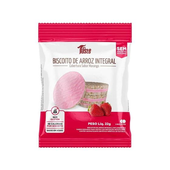 Imagem de Biscoito de Arroz (22g) - Sabor: Morango