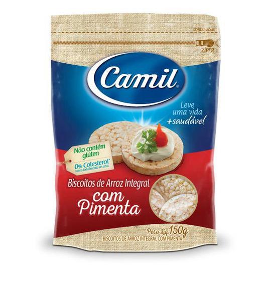 Imagem de Biscoito de Arroz com Pimenta Integral CAMIL 150g