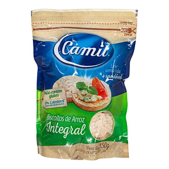 Imagem de Biscoito de Arroz Integral Camil 150g