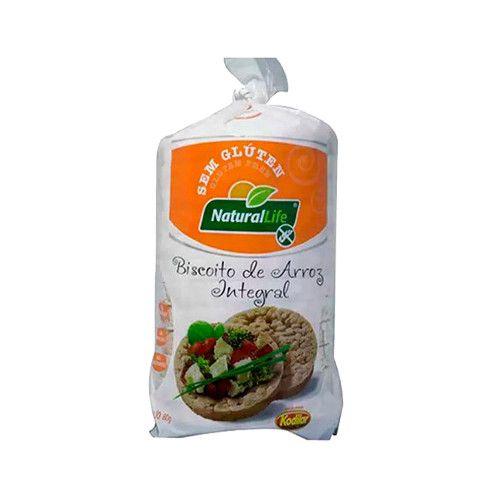 Imagem de Biscoito de Arroz Integral NATURAL LIFE 80g