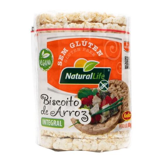 Imagem de Biscoito de Arroz Sem Glúten Grande Natural Life 80g