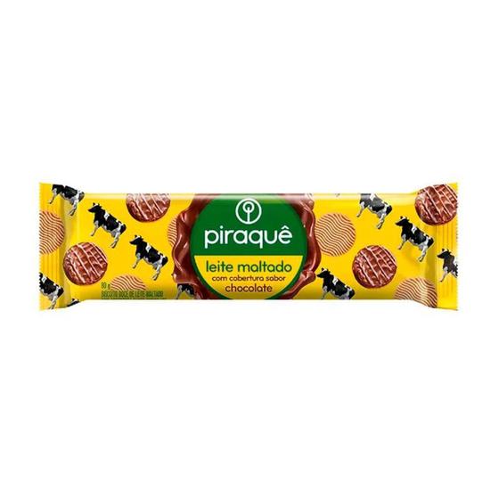 Biscoito de Leite Maltado Coberto com Chocolate Piraquê 80g Menor preço em Biscoito de Leite Maltado Coberto com Chocolate Piraquê 80g