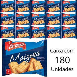 Imagem de Biscoito De Maizena Le Petit Em Sachê De 9g Caixa Com 180 Unidades Para Escritório Hotéis e Pousadas